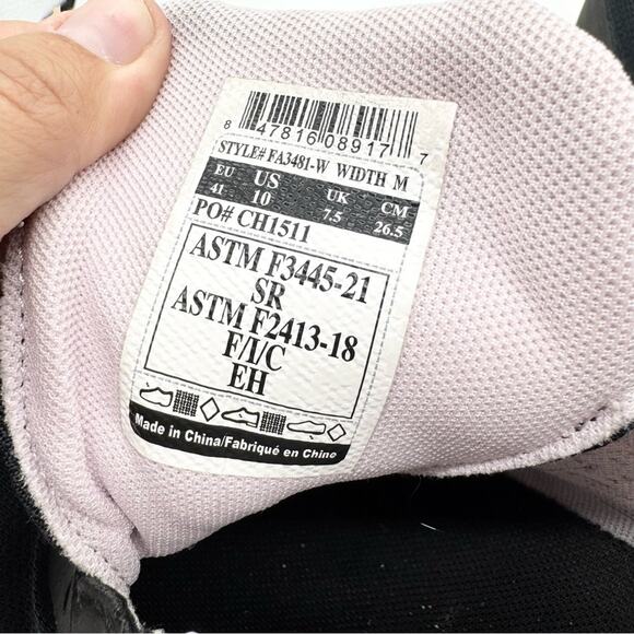 Carhartt Women's Force 3 Inch EH Nano Toe Work Shoe Black/Amethyst Size 10 - Picture 14 of 14